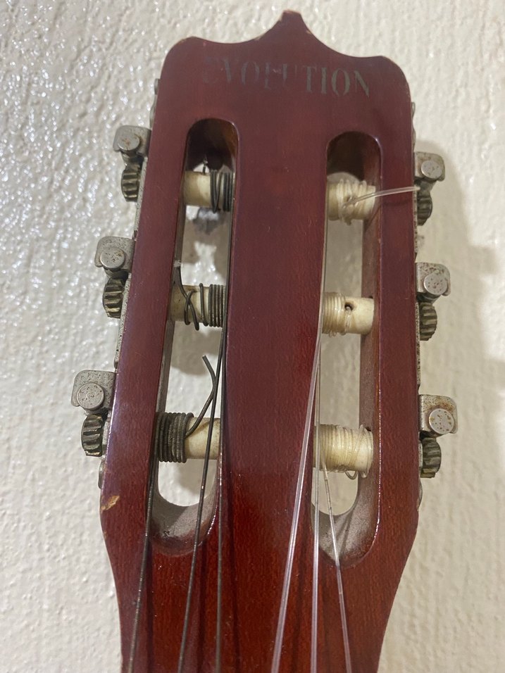 EVOLUTION Parlak Kahverengi Klasik Gitar - Görsel 4