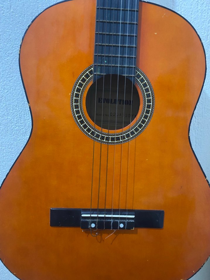 EVOLUTION Parlak Kahverengi Klasik Gitar - Görsel 3