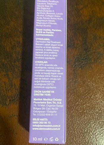 Dermoskin Tırnak Bakım Balsamı 10 ml - Görsel 3