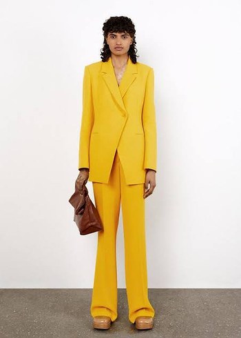 Zara Sarı Kadın Blazer Ceket ZARA