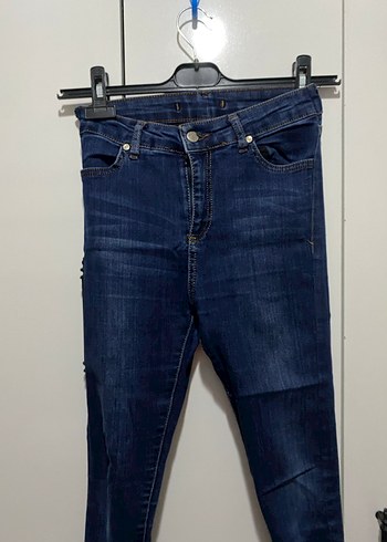 Kadın Lacivert Dar Pantolon 24 BEDEN - Görsel 3