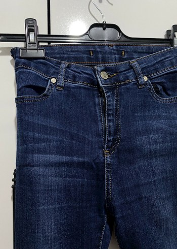 Kadın Lacivert Dar Pantolon 24 BEDEN - Görsel 2