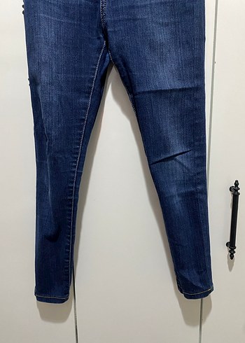 Kadın Lacivert Dar Pantolon 24 BEDEN - Görsel 4
