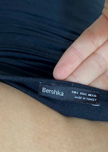 Siyah Straplez Drapeli Mini Elbise - Görsel 4