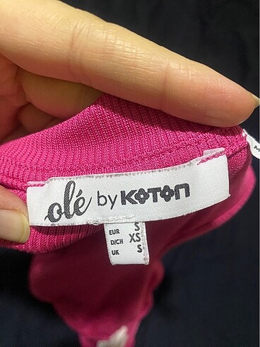 s Beden pembe Renk İkisi 50 tl koton tek kollu bluz