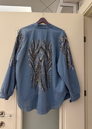 El işlemeli Payet İşlemeli Bohem Kadın Kimono