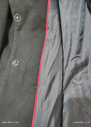 LCW Siyah Erkek Midi Klasik Palto - Görsel 5