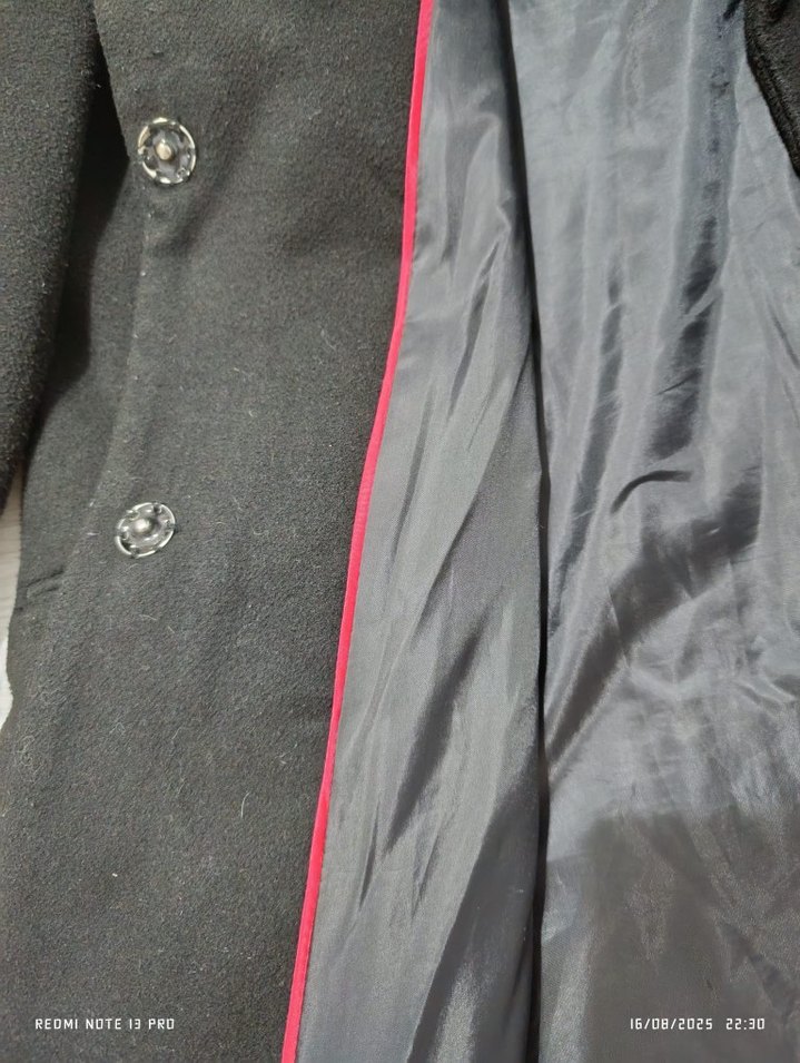 LCW Siyah Erkek Midi Klasik Palto - Görsel 5