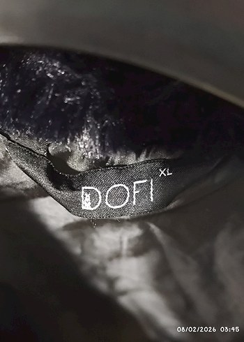 Y2K Siyah Kadın Midi Boy Kürk Detaylı Ceket - Görsel 4