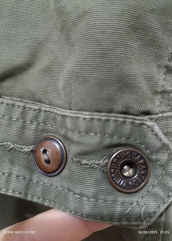 Y2K Haki Düğmeli Kadın Ceket - Görsel 7