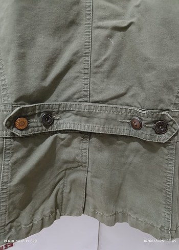 Y2K Haki Düğmeli Kadın Ceket - Görsel 6