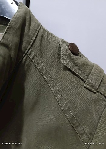 Y2K Haki Düğmeli Kadın Ceket - Görsel 4