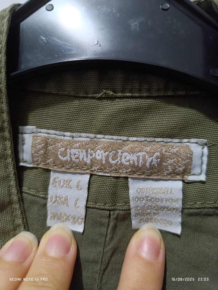 Y2K Haki Düğmeli Kadın Ceket - Görsel 3