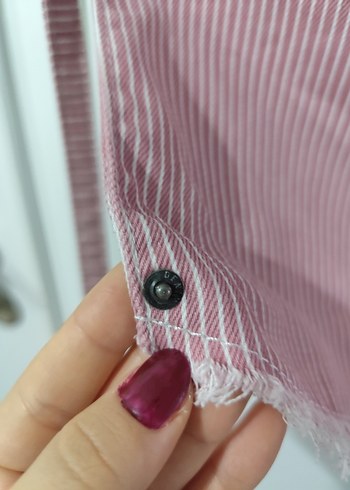 Pull&Bear 100% Pamuklu Arkadan Bağlamalı Kot Üst Büstiyer - Görsel 4