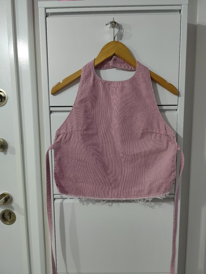 Pull&Bear 100% Pamuklu Arkadan Bağlamalı Kot Üst Büstiyer - Görsel 3