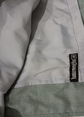 Kadın Su Yeşili Beli Kuşaklı Uzun Klasik Trençkot Kaban - Görsel 7