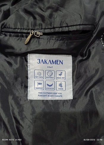 Siyah Midi Erkek Ofis Klasik Palto - Görsel 3