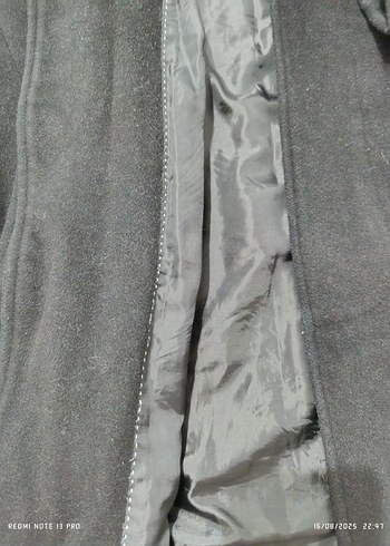 Siyah Midi Erkek Ofis Klasik Palto - Görsel 6