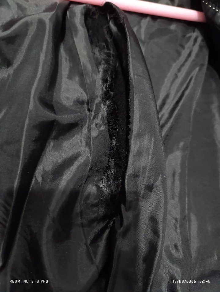 Siyah Midi Erkek Ofis Klasik Palto - Görsel 4