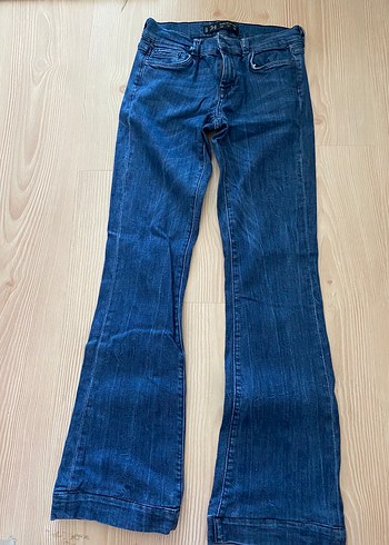 Zara Mavi Denim Pantolon
