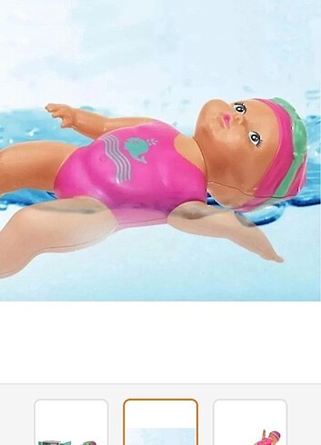 Kurmalı yüzen bebek