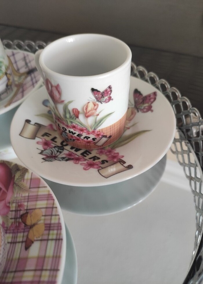 Şık kahve fincan takımı - Görsel 5