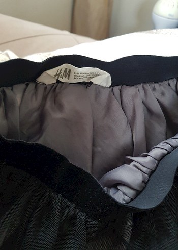 H&M siyah  halloween temalı Kız tütü etek ve maske - Görsel 5