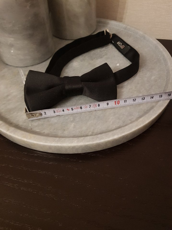 Klasik Siyah Efor Marka Erkek Papyon - Görsel 4