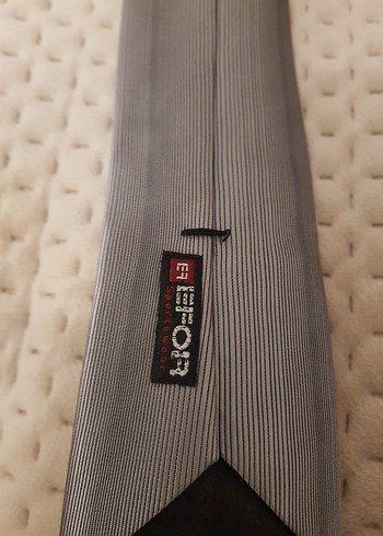 Gri Minimalist Erkek Efor Kravat - Görsel 3