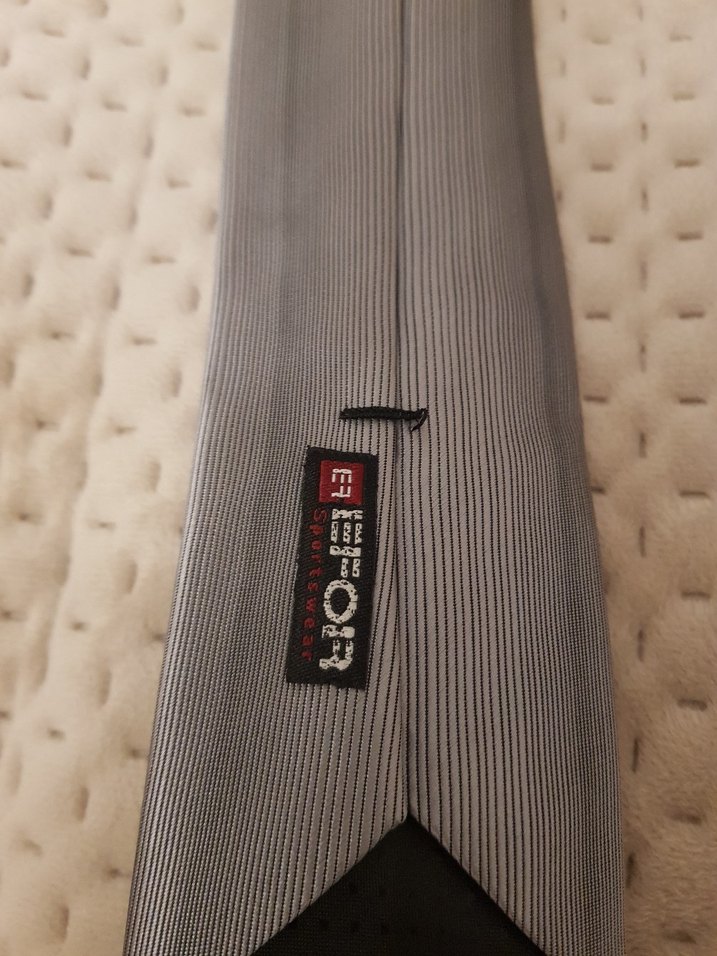 Gri Minimalist Erkek  Efor Kravat - Görsel 3