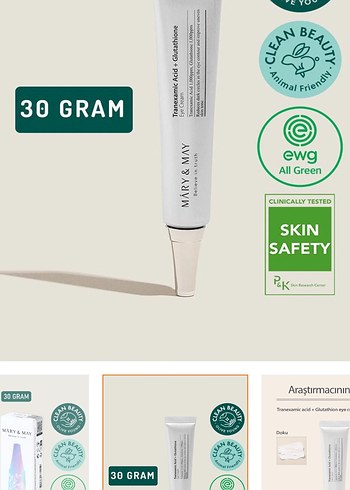 Mary & May Aydınlatıcı Göz Kremi 30g - Görsel 2