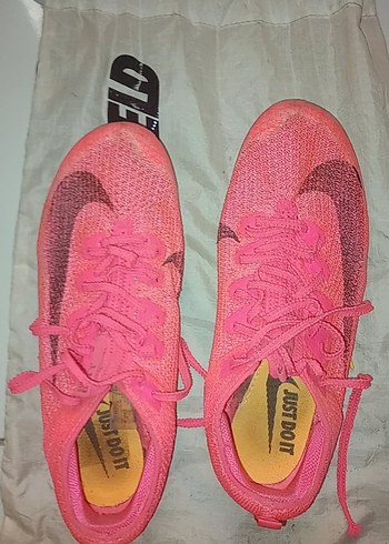 Nike Pembe kadın atletizm çivili ayakkabı (nike superfly2 elite)