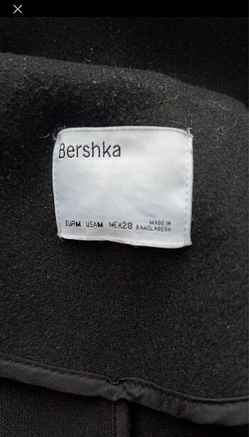 m Beden siyah Renk Bershka kaban