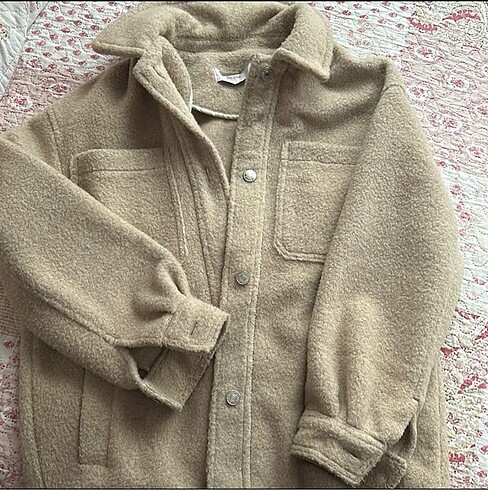 m Beden camel Renk Bershka ceket