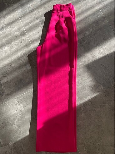 Diğer pembe kumaş pantolon