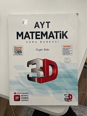 ayt matematik 3D soru bankası