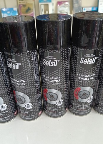 3 adet Selsil Fren Balata Temizleyici Sprey 500 ml