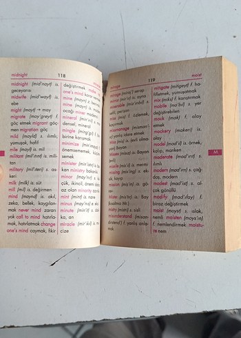 Türkçe sözlük, İngilizce sözlük ve Arapça Sözlükler Seti - Görsel 6