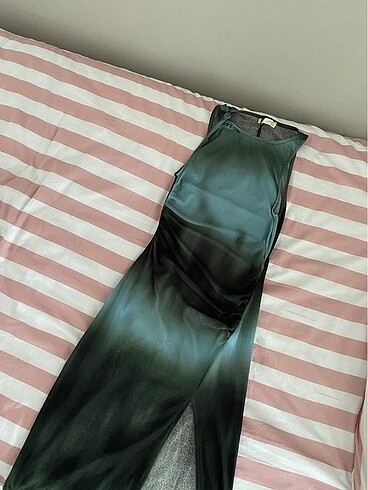 Pull and Bear pull and bear uzun elbise batik
