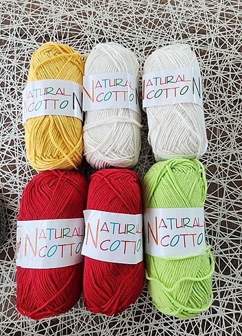 Cotton ip 6 adet 100 gram 200 m