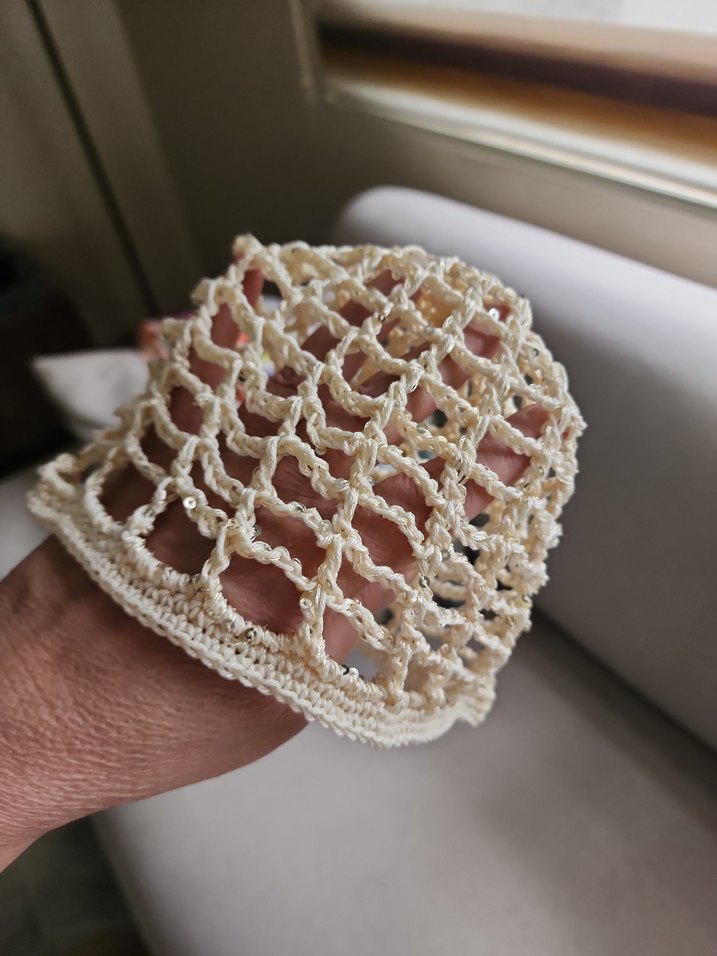 Bej Örgü Bohem Kadın Bere - Görsel 5