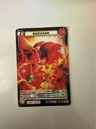  Bakugan kartı