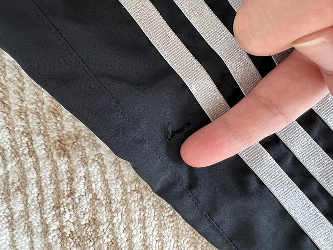 s Beden siyah Renk Adidas paraşüt kumaş eşofman altı