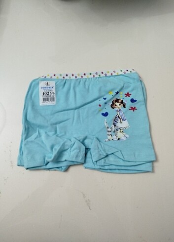 Dondeza kız boxer 2 adet 5-6 yş