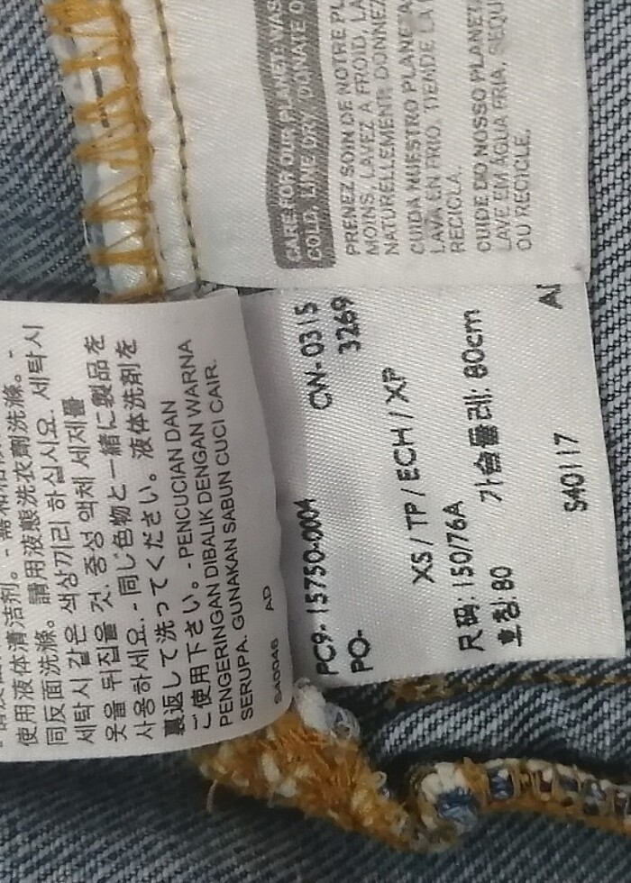 Levis kadın kot ceket - Görsel 3