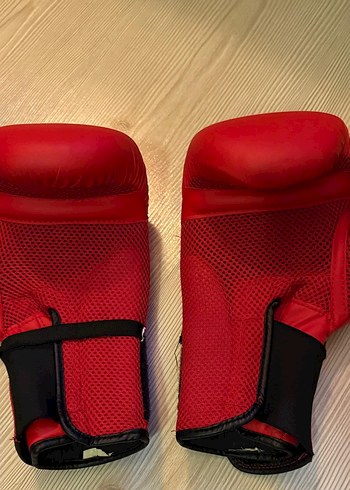 Decathlon Kırmızı Deri Erkek çocuk Boks Eldiveni - Görsel 3