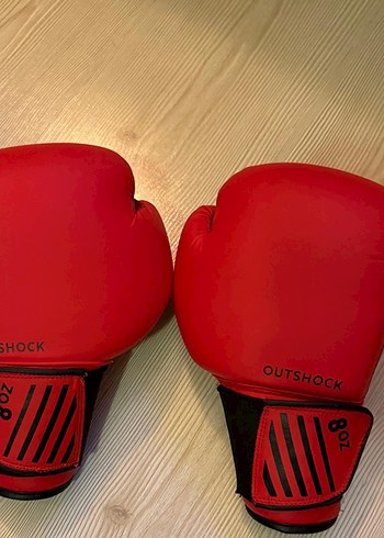 Decathlon Kırmızı Deri Erkek çocuk Boks Eldiveni - Görsel 4