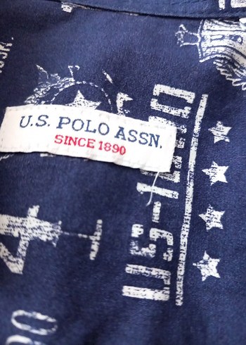 Lacivert Baskılı Erkek Çocuk Gömlek - Görsel 3