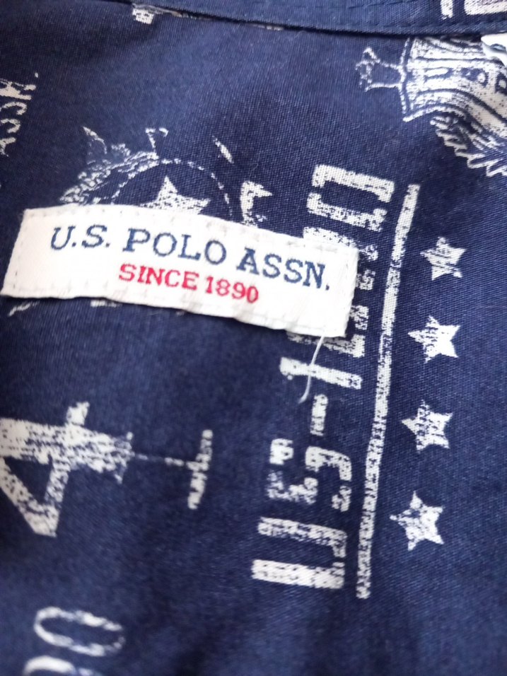 Lacivert Baskılı Erkek Çocuk Gömlek - Görsel 3