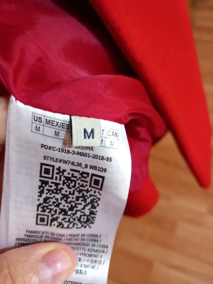 GUESS Kırmızı  bayan mont - Görsel 3